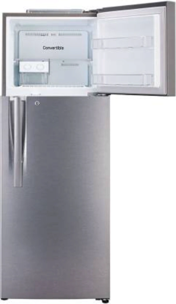 LG 335 L Frost Free Double Door 3 Star Convertible Refrigerator  (Dazzle Steel, GL-T372JDS3)