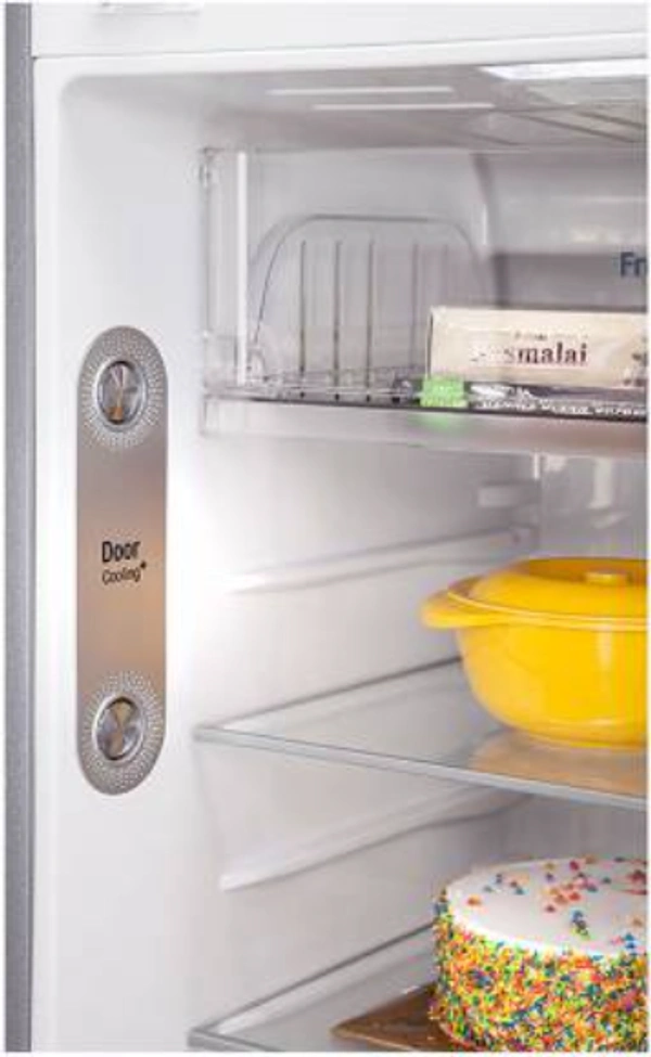 LG 335 L Frost Free Double Door 3 Star Convertible Refrigerator  (Dazzle Steel, GL-T372JDS3)