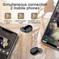 Grostar L21 Wireless Earphone Mini Bluetooth 5.0 Headphone Smart Headphones  (Wireless)