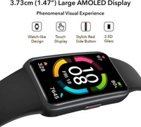 Honor Band 6  (Meteorite Black Strap, Size : Regular) - 
