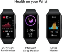 Honor Band 6  (Meteorite Black Strap, Size : Regular) - 