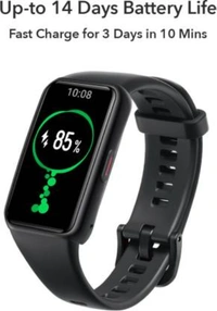 Honor Band 6  (Meteorite Black Strap, Size : Regular) - 