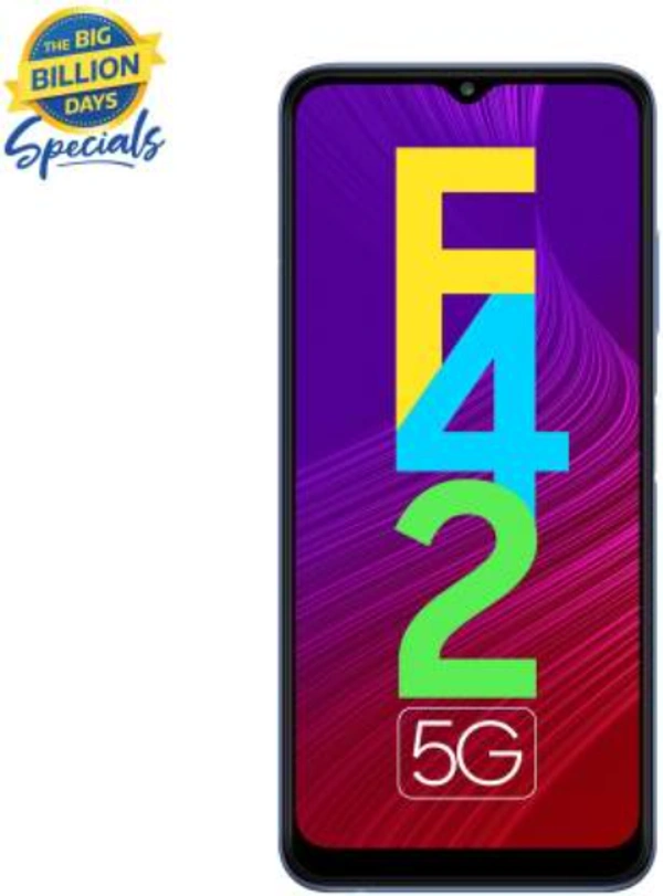 SAMSUNG Galaxy F42 5G (Matte Aqua, 128 GB)  (8 GB RAM)