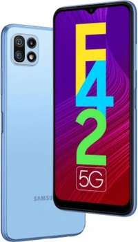 SAMSUNG Galaxy F42 5G (Matte Aqua, 128 GB)  (8 GB RAM)