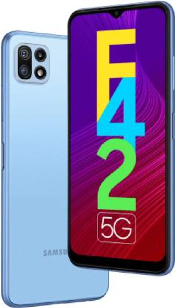 SAMSUNG Galaxy F42 5G (Matte Aqua, 128 GB)  (8 GB RAM)