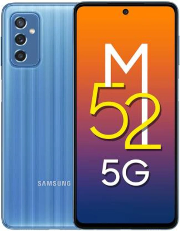 SAMSUNG Galaxy M52 5G (Icy Blue, 128 GB)  (6 GB RAM)