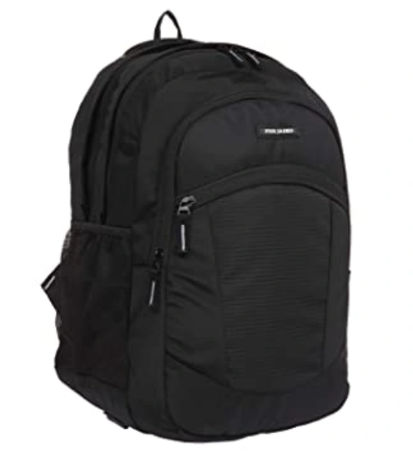 Fur Jaden 15.6 Inch Laptop Backpack 38 LTR Large Bagpack for Men for Office, School Bag for Students (Black)