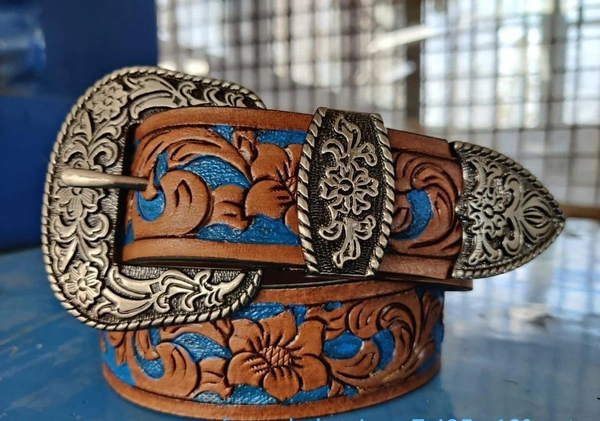 Buff Hand Crafted Belt 