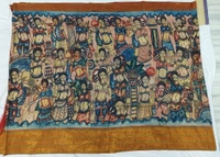 KALAMKARI HAND PAINTED PAITHANI STORY SAREE -KHPPSS004
