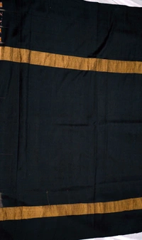 POCHAMPALLY WITH KALAMKARI HAND PAINTED PURE PATTU FLORAL SAREE -PKHPPPFS-010