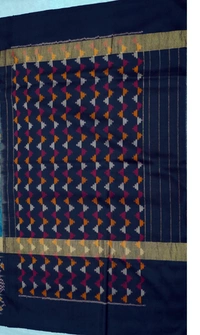 POCHAMPALLY WITH KALAMKARI HAND PAINTED PURE PATTU FLORAL SAREE -PKHPPPFS-010