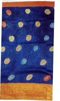 KALAMKARI HAND PAINTED PAITHANI FLORAL SAREE -KHPPFS010