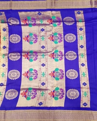 KALAMKARI HAND PAINTED PAITHANI FLORAL SAREE -KHPPFS015