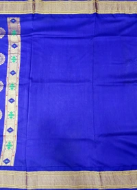 KALAMKARI HAND PAINTED PAITHANI FLORAL SAREE -KHPPFS015