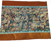 KALAMKARI HAND PAINTED PAITHANI STORY SAREE -KHPPSS002