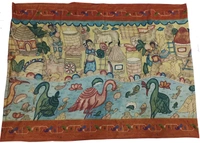 KALAMKARI HAND PAINTED PAITHANI STORY SAREE -KHPPSS006