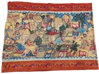 KALAMKARI HAND PAINTED PAITHANI STORY SAREE -KHPPSS009