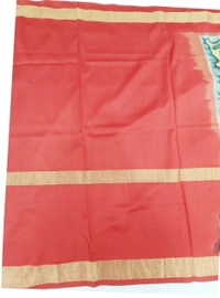 POCHAMPALLY KALAMKARI HAND PAINTED STORY SAREE -PKHPSS003