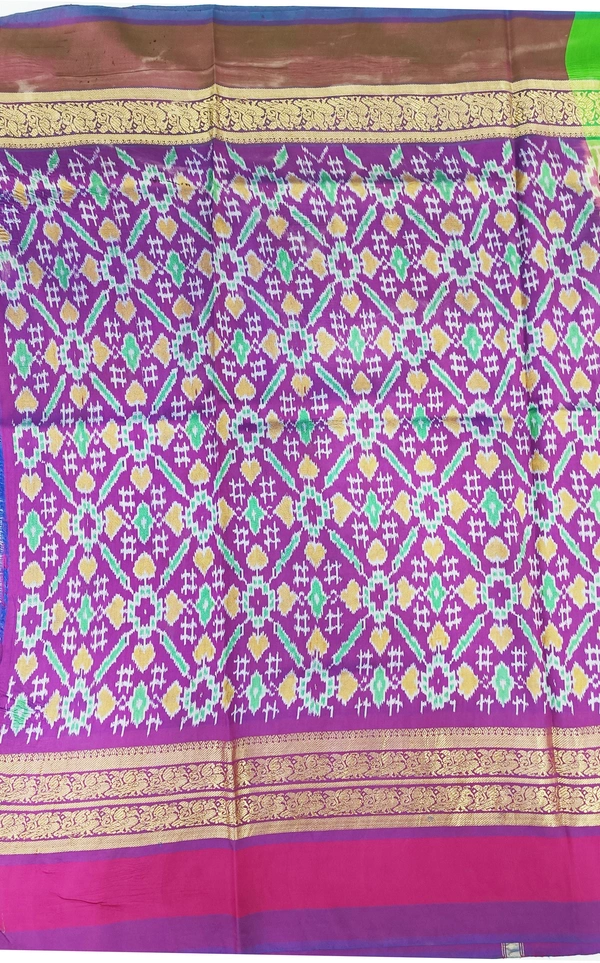 POCHAMPALLY KALAMKARI HAND PAINTED STORY SAREE -PKHPSS005