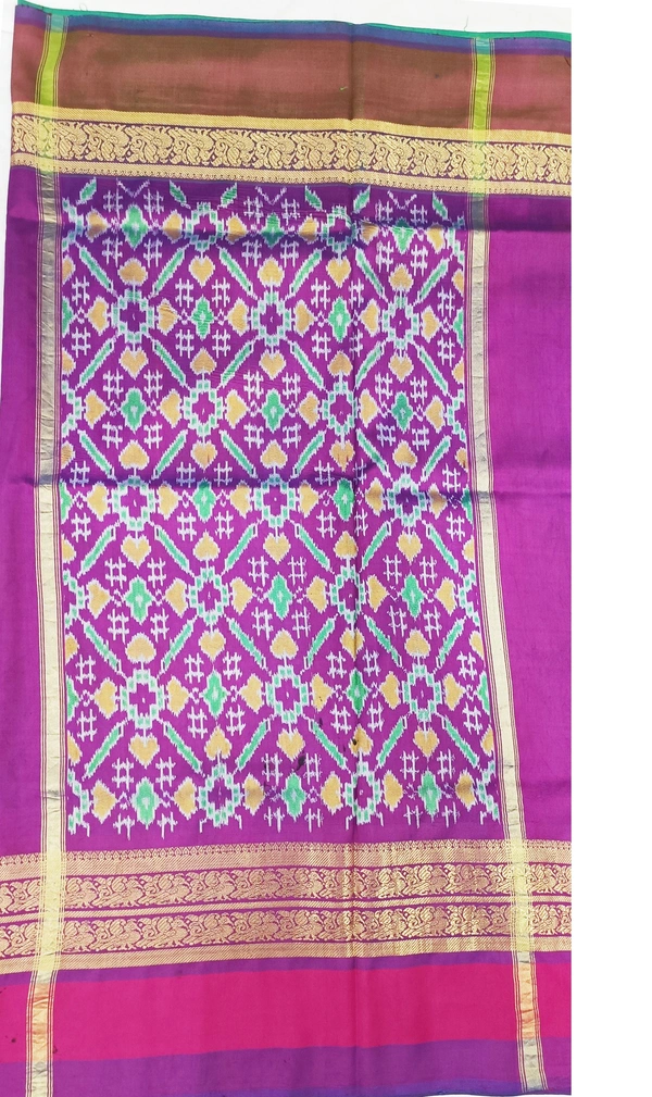 POCHAMPALLY KALAMKARI HAND PAINTED STORY SAREE -PKHPSS005