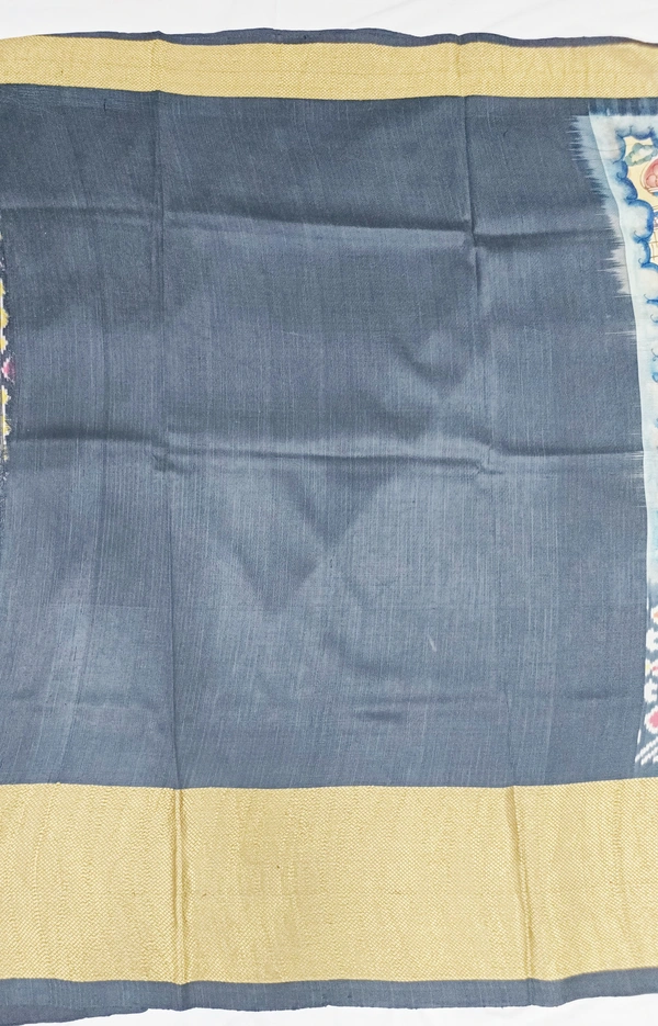 POCHAMPALLY KALAMKARI HAND PAINTED STORY SAREE -PKHPSS006