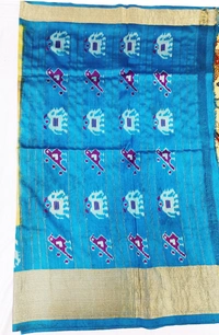 POCHAMPALLY KALAMKARI HAND PAINTED STORY SAREE -PKHPSS008