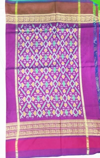 POCHAMPALLY KALAMKARI HAND PAINTED STORY SAREE -PKHPSS009
