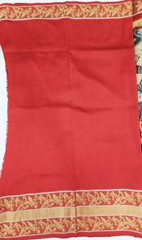 POCHAMPALLY KALAMKARI HAND PAINTED STORY SAREE -PKHPSS010