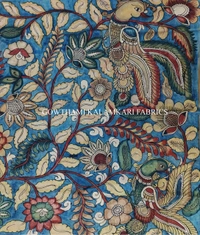 KALAMKARI HAND PAINTED PAITHANI BORDER DUPATTA -KHPPBD004