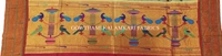 KALAMKARI HAND PAINTED PAITHANI BORDER DUPATTA -KHPPBD009
