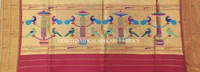 KALAMKARI HAND PAINTED PAITHANI BORDER DUPATTA -KHPPBD015