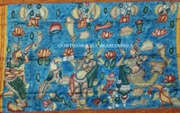 KALAMKARI HAND PAINTED PAITHANI BORDER DUPATTA -KHPPBD016