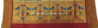 KALAMKARI HAND PAINTED PAITHANI BORDER DUPATTA -KHPPBD017