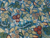 KALAMKARI HAND PAINTED PAITHANI BORDER DUPATTA -KHPPBD019