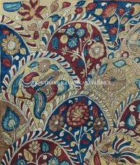 KALAMKARI HAND PAINTED PAITHANI BORDER DUPATTA -KHPPBD020
