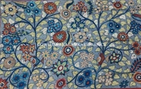 KALAMKARI HAND PAINTED KANCHI BORDER DUPATTA -KHPKBD011