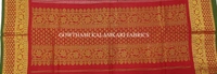 KALAMKARI HAND PAINTED KANCHI BORDER DUPATTA -KHPKBD013