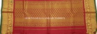 KALAMKARI HAND PAINTED KANCHI BORDER DUPATTA -KHPKBD014