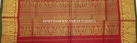 KALAMKARI HAND PAINTED KANCHI BORDER DUPATTA -KHPKBD015