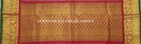 KALAMKARI HAND PAINTED KANCHI BORDER DUPATTA -KHPKBD040
