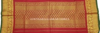 KALAMKARI HAND PAINTED KANCHI BORDER DUPATTA -KHPKBD041 
