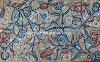 KALAMKARI HAND PAINTED KANCHI BORDER DUPATTA -KHPKBD042