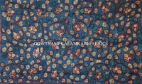 KALAMKARI HAND PAINTED KANCHI BORDER DUPATTA -KHPKBD046