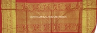 KALAMKARI HAND PAINTED KANCHI BORDER DUPATTA -KHPKBD051