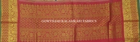 KALAMKARI HAND PAINTED KANCHI BORDER DUPATTA -KHPKBD055