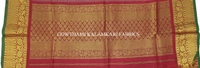 KALAMKARI HAND PAINTED KANCHI BORDER DUPATTA -KHPKBD058