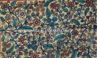 KALAMKARI HAND PAINTED KANCHI BORDER DUPATTA -KHPKBD059