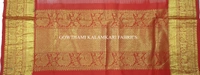 KALAMKARI HAND PAINTED KANCHI BORDER DUPATTA -KHPKBD061