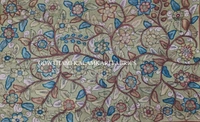 KALAMKARI HAND PAINTED KANCHI BORDER DUPATTA -KHPKBD064