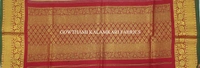 KALAMKARI HAND PAINTED KANCHI BORDER DUPATTA -KHPKBD068
